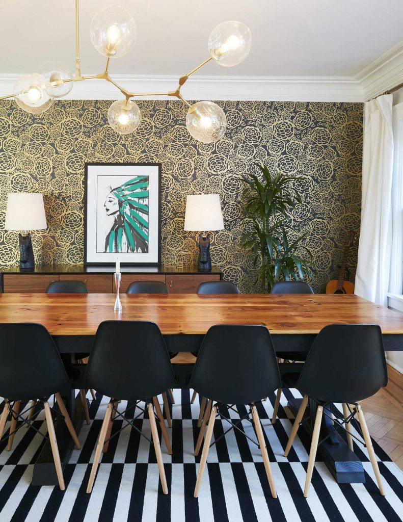 Maplewood NJ Dining Room by Alexis Goldstein. Featured on Inhabit Your Home by Carla Labianca