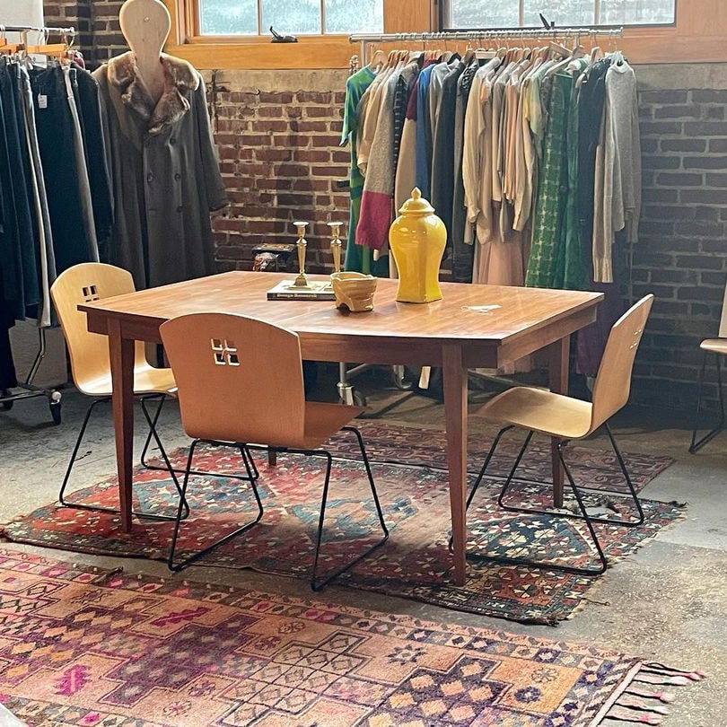 furniture and clothes at Maplewood Mercantile